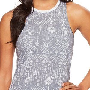 The North Face Burn It Tank Boho Print Cutout Back Tank Top